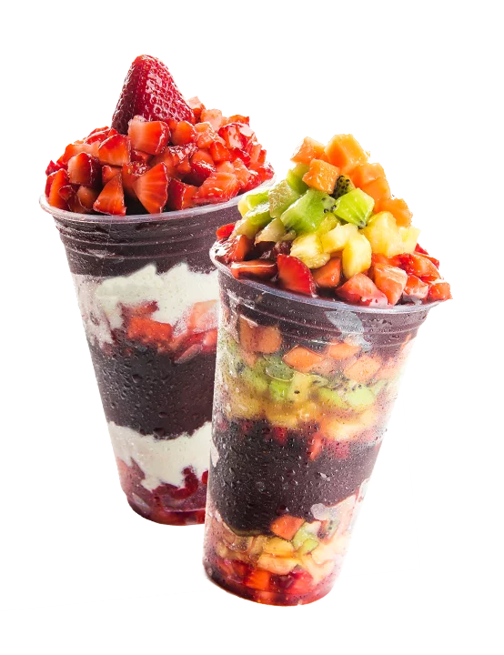 Açaí com acompanhamentos